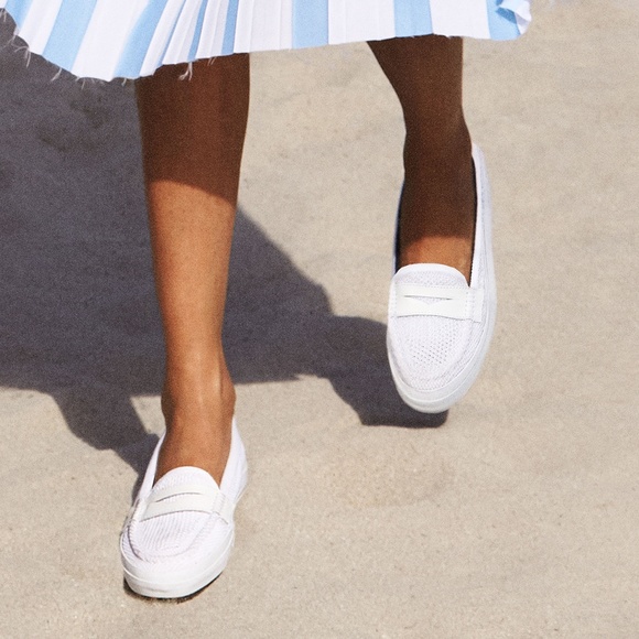 cole haan white loafers